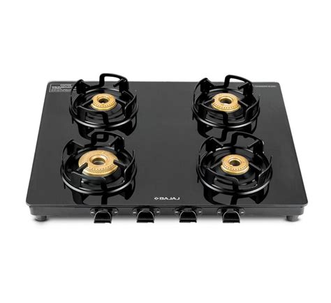 bajaj 4bjgp4 4 burner slim glass top gas stove
